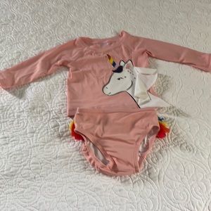 hanna andersson rashguard two piece swimsuit